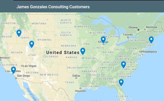 Customer map